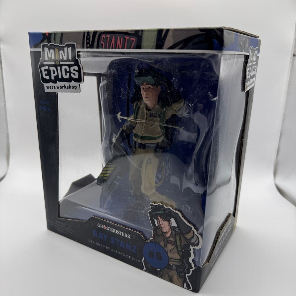 NEW Ghostbusters Mini Epics Ray Stanz #5 Figure Weta Workshop Rare NIB - Picture 2 of 9